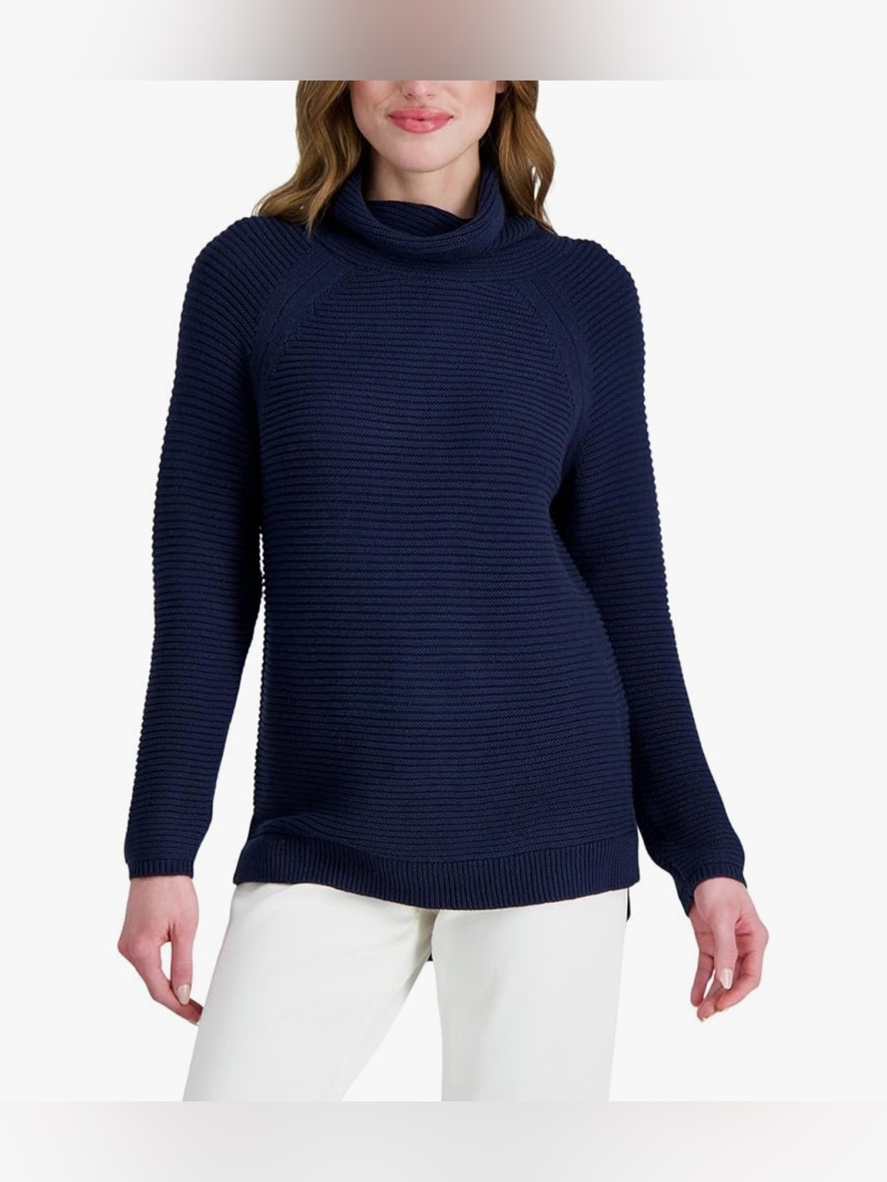 ✨ Kenneth Cole REACTION Rib Knit Cowl Neck Tunic Sweater ✨ NWT